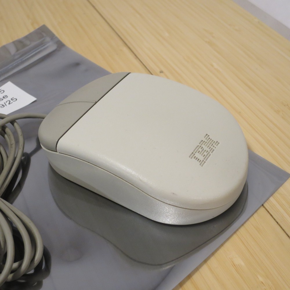 Original IBM Tank Mouse 96F9275 Wired 2 Button - Tested 06