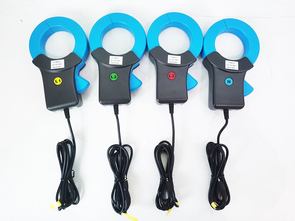 Power Quality Analyzer Meter with Current Range AC 1.0A~1000A Jaw Size φ68mm