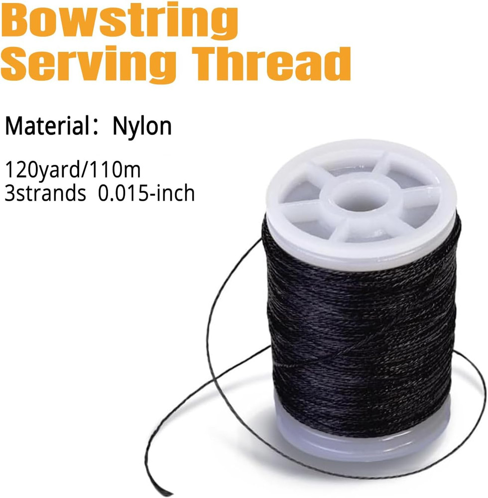Archery Bowstring Separator and Bowstring Serving Thread Set Peep Sight Installe