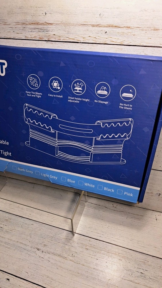 Bed Sheet Holders for Corners Keep Bed Sheets in Place, Adjustable Enhanced...