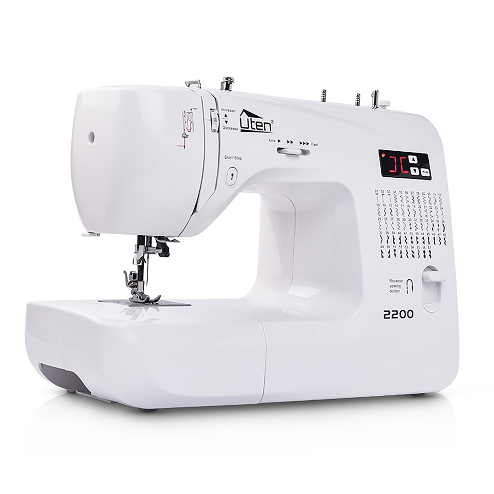 Uten Electric Sewing Machine 60/200 Stitches Embroidery Quilting w/Speed Control