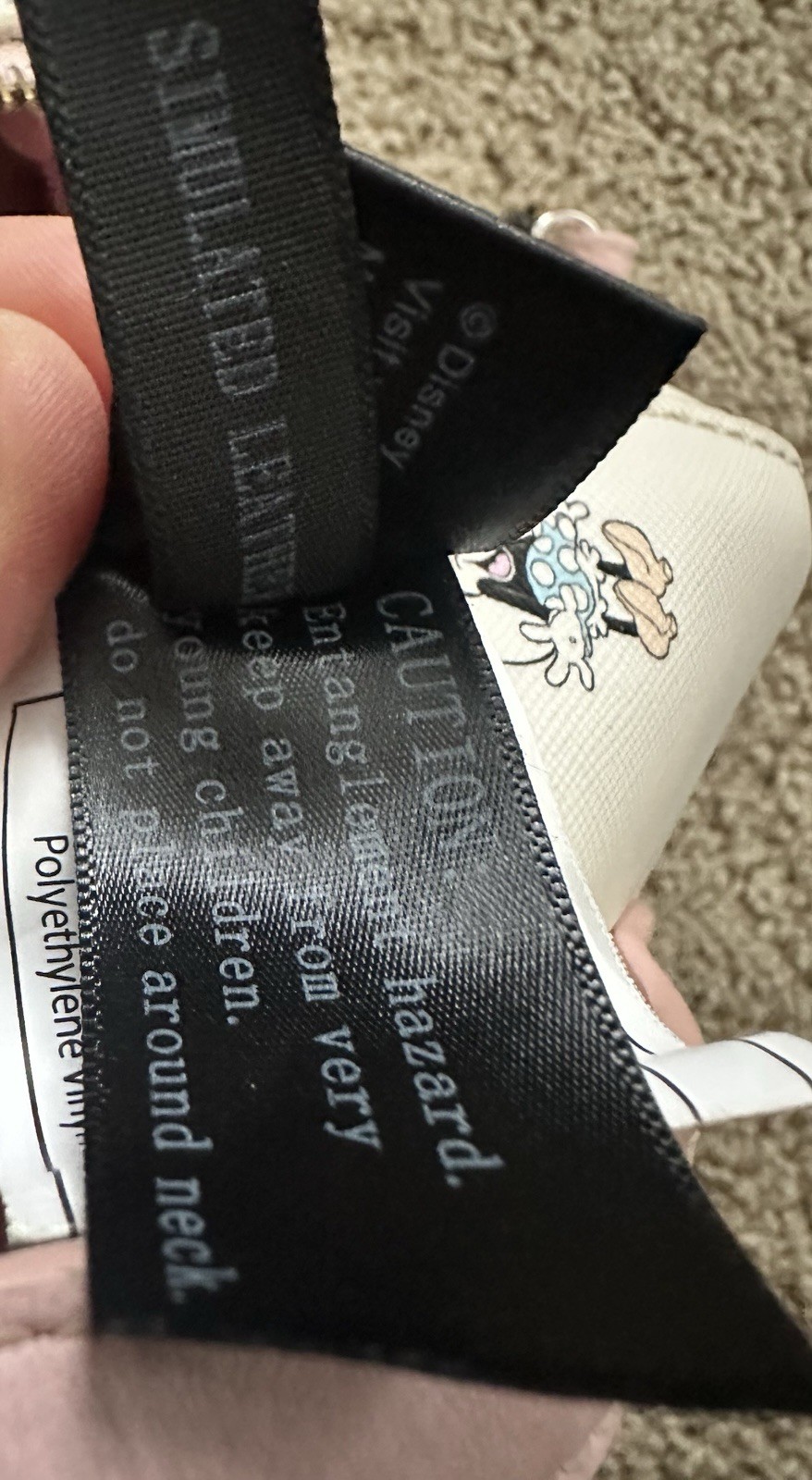 Loungefly Disney Minnie Mouse White Small Women’s Purse Duffle Bag