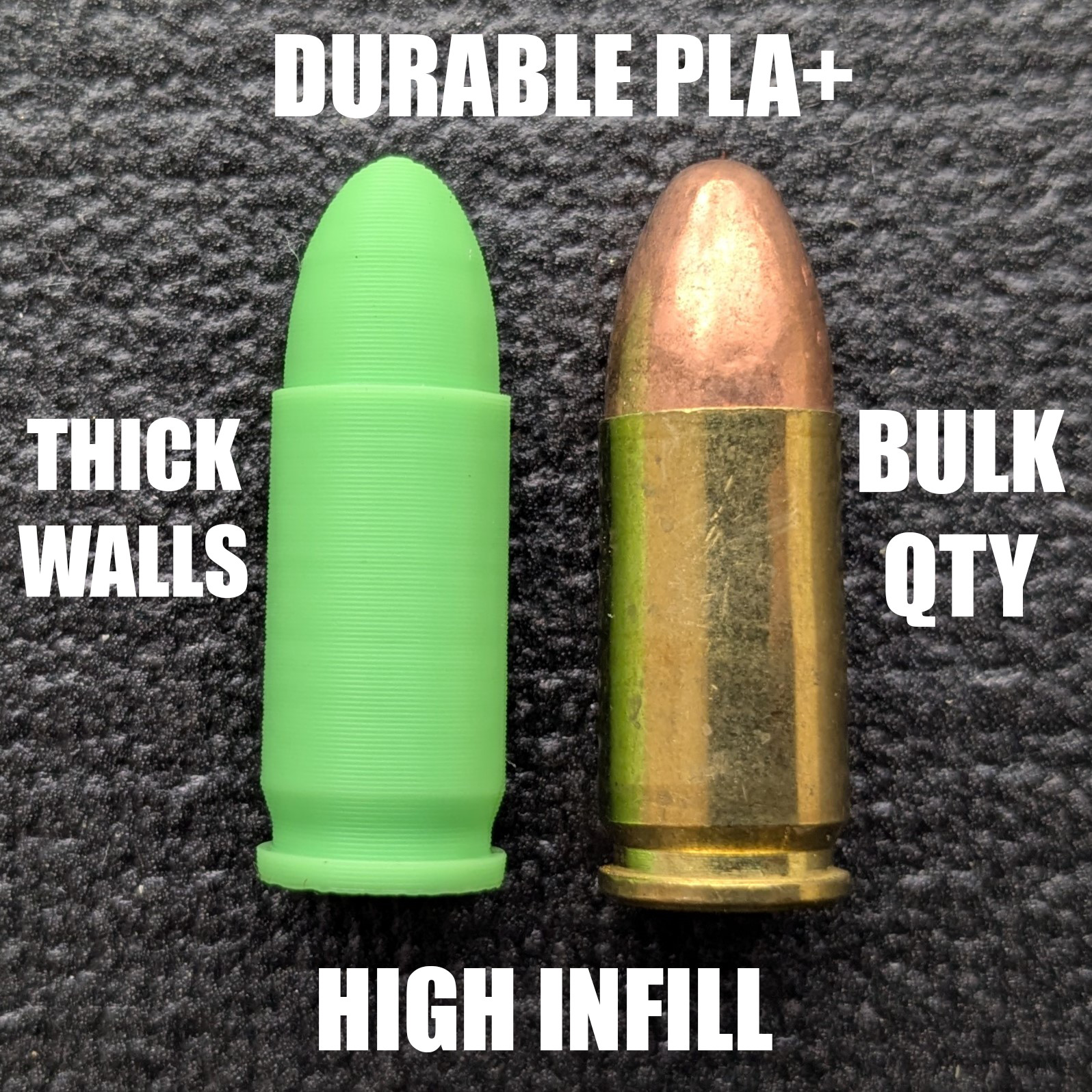 9mm Snap Caps (32pack) - Dry Fire Safety Training Dummy Rounds *USA