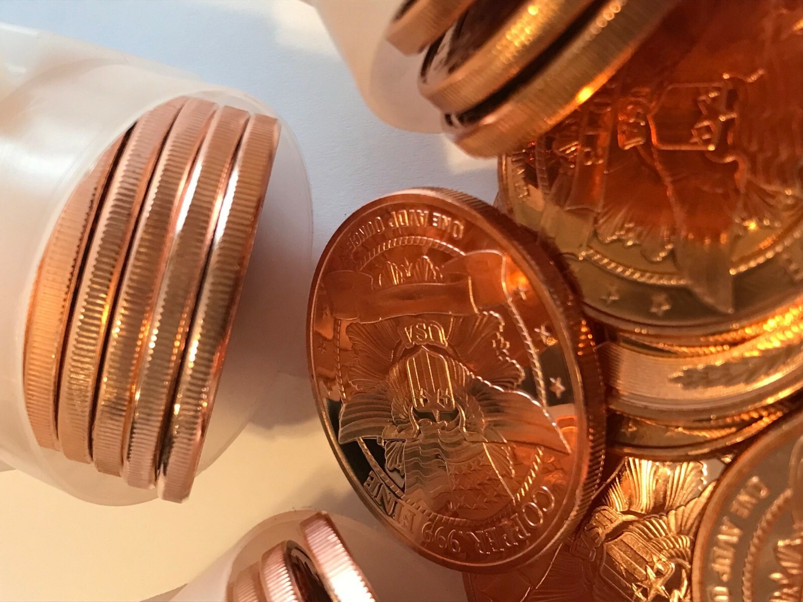 Abraham Lincoln 20 PACK of 1 ounce Copper Coins (1.25lbs), 20 Coins--REEDERSONG