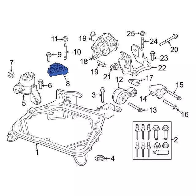 Genuine Ford Mount Bracket 9E5Z6061C