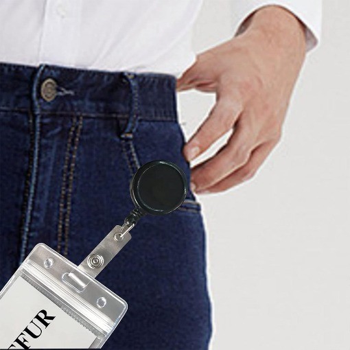 10 Pcs Retractable Badge Holder