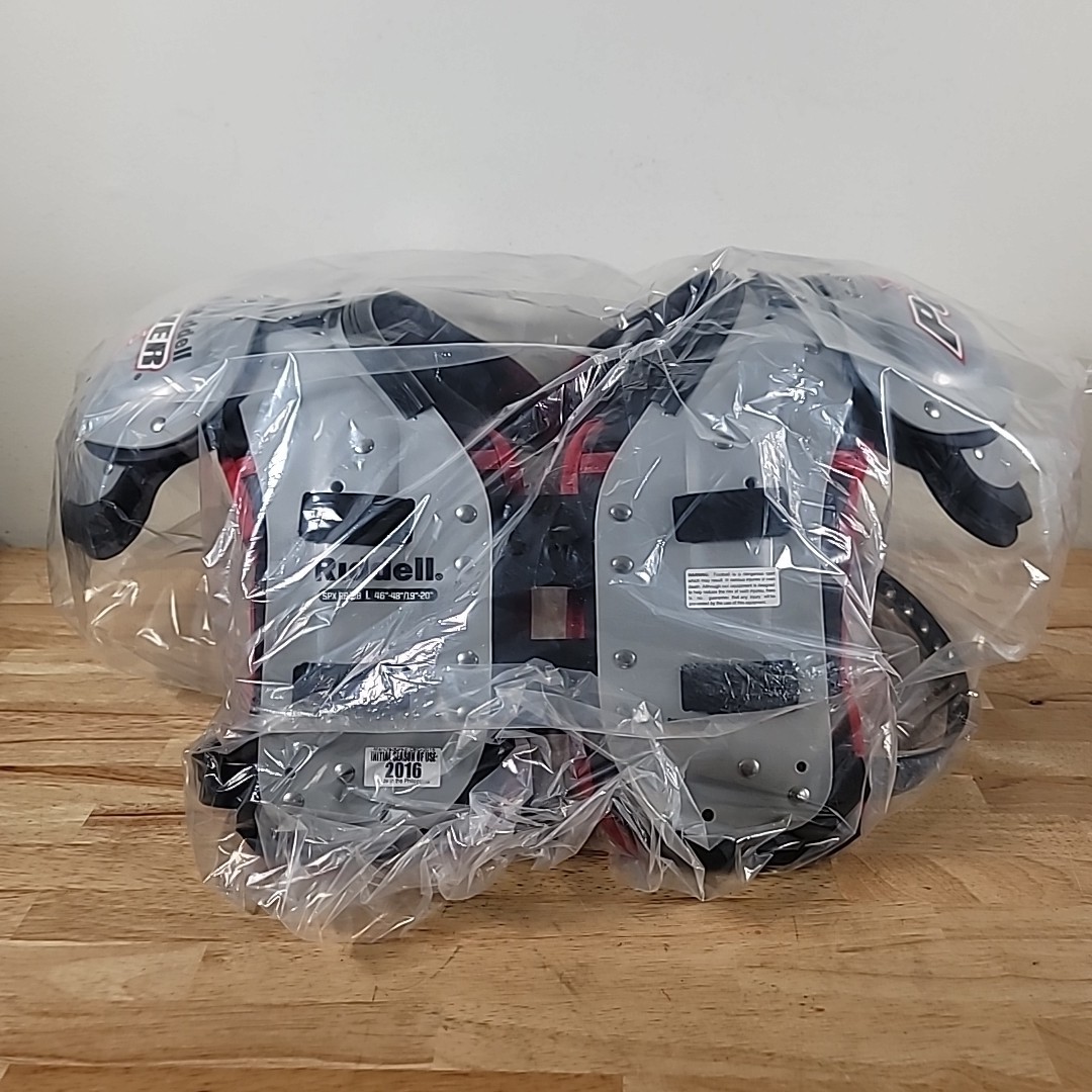 NEW !! Riddell Power SPX RB/DB Men’s L Football Shoulder Pads 46"-48”/ 19"-20"