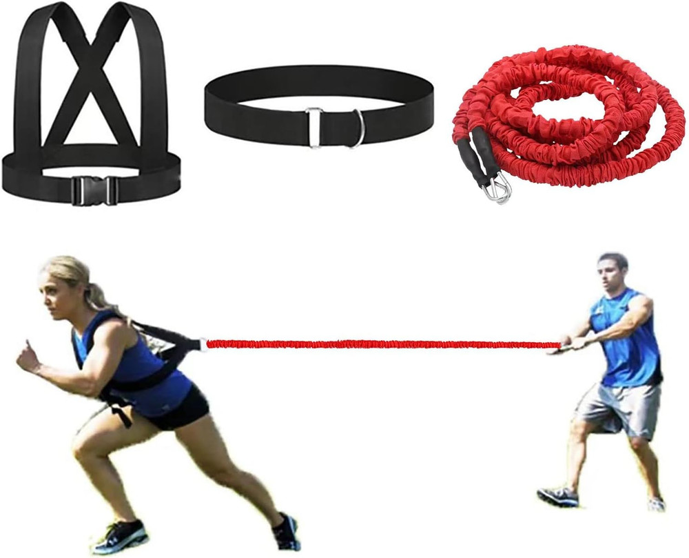 Resistance Explosive Training Rope Force Improve Power, Agility, Strength Track