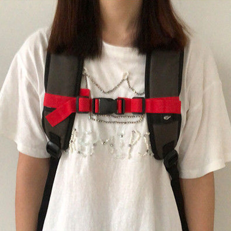 Adjustable Bag Backpack Webbing Sternum Chest Harness Buckle Clip Strap Campingṑ