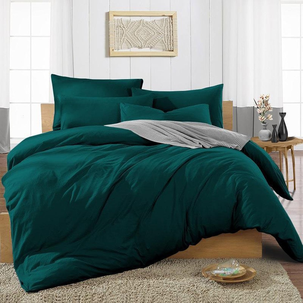 Lovely Solid & Stripe Bedding Collection 1000TC 100% Cotton - King Size