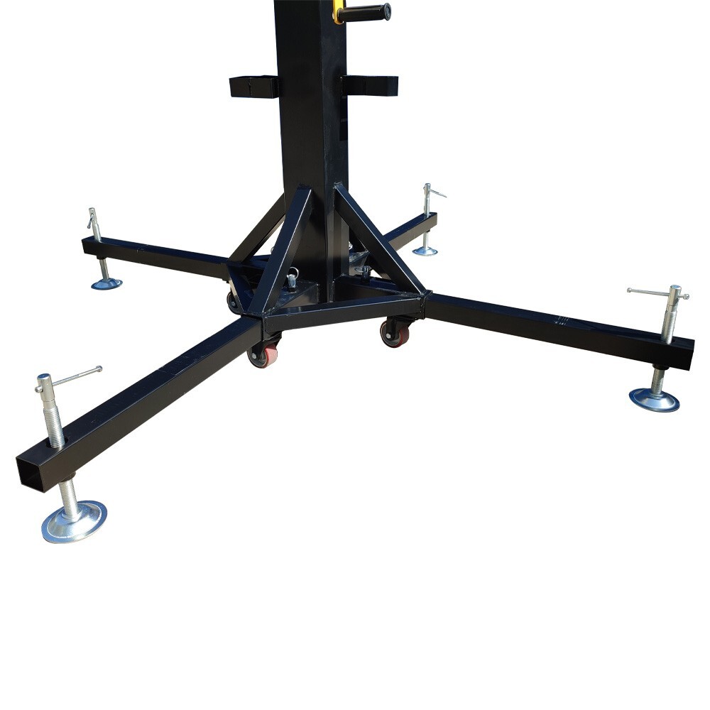 2Pcs Height Adjust 2Layers Stage Bracket with 16 Lights Position Stand 70"-275"