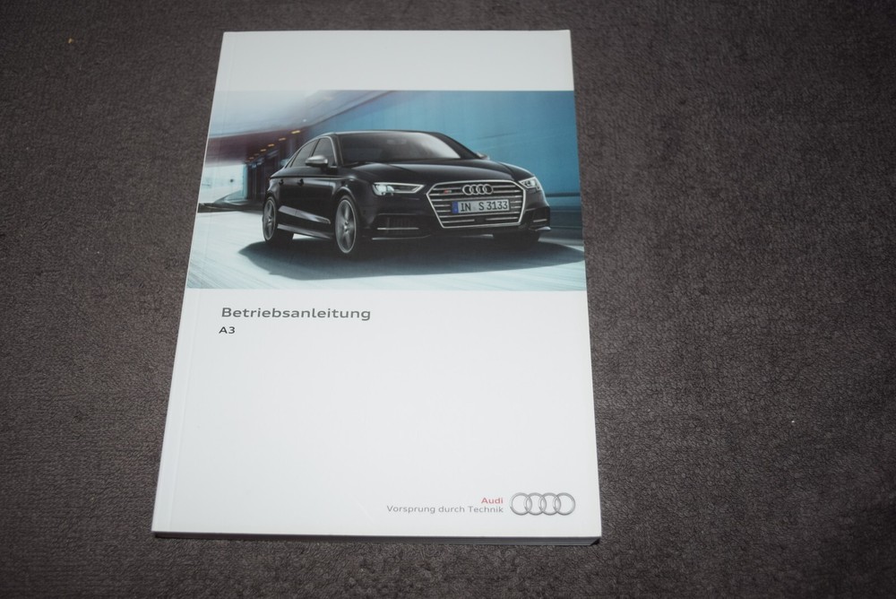 Operating Instructions Manual Audi A3 Type 8V 07/2016 Mint/Unused