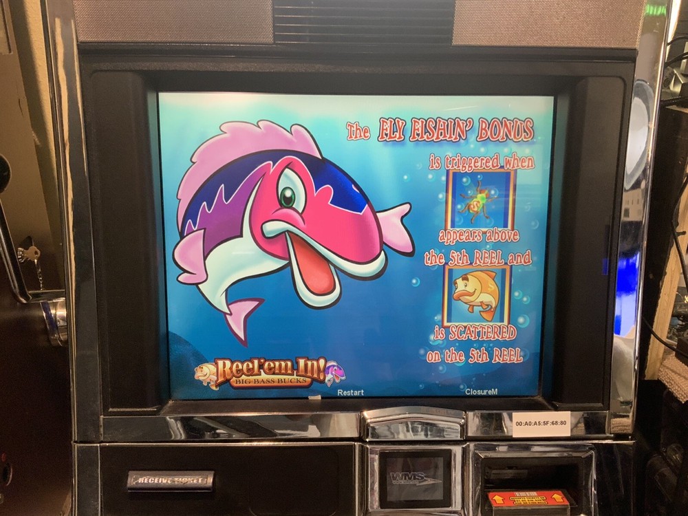 WMS WILLIAMS BB1 SLOT MACHINE SOFTWARE SET - REEL’EM IN - TSE NEEDED