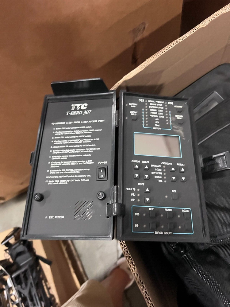TTC T-BERD 307 DS1 / DS3 Communications Analyzer WITH CASE