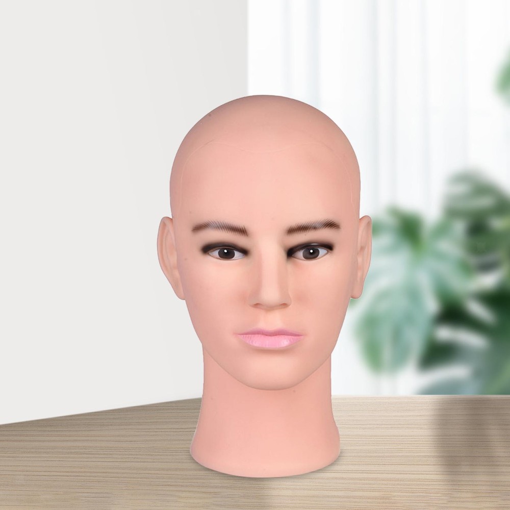 Male Mannequin Head Model Stable Smooth Wig Display Model