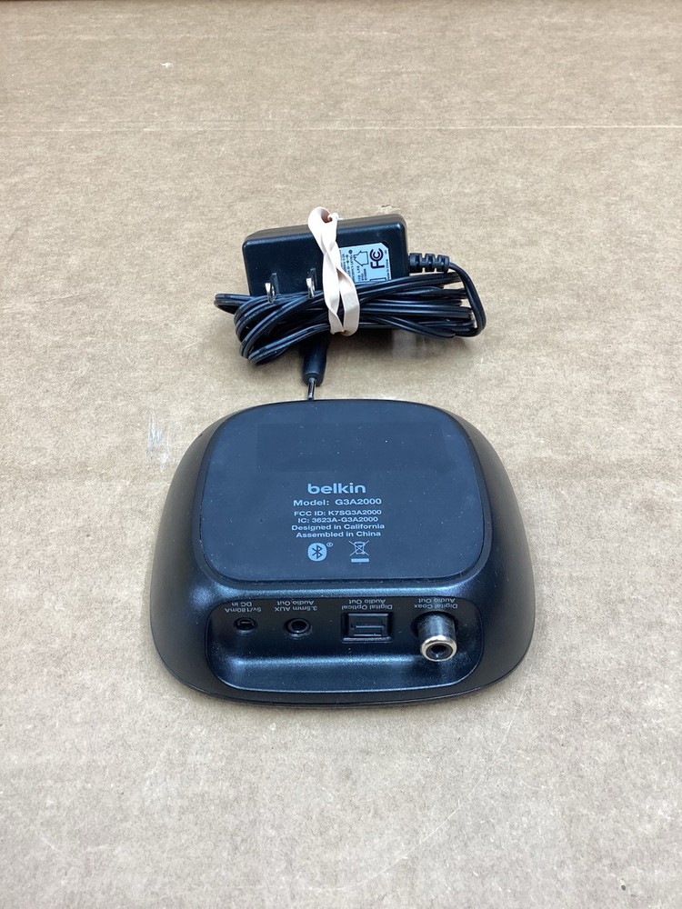 Belkin SongStream BT HD Bluetooth Wireless Music Receiver NFC Enabled G3A2000