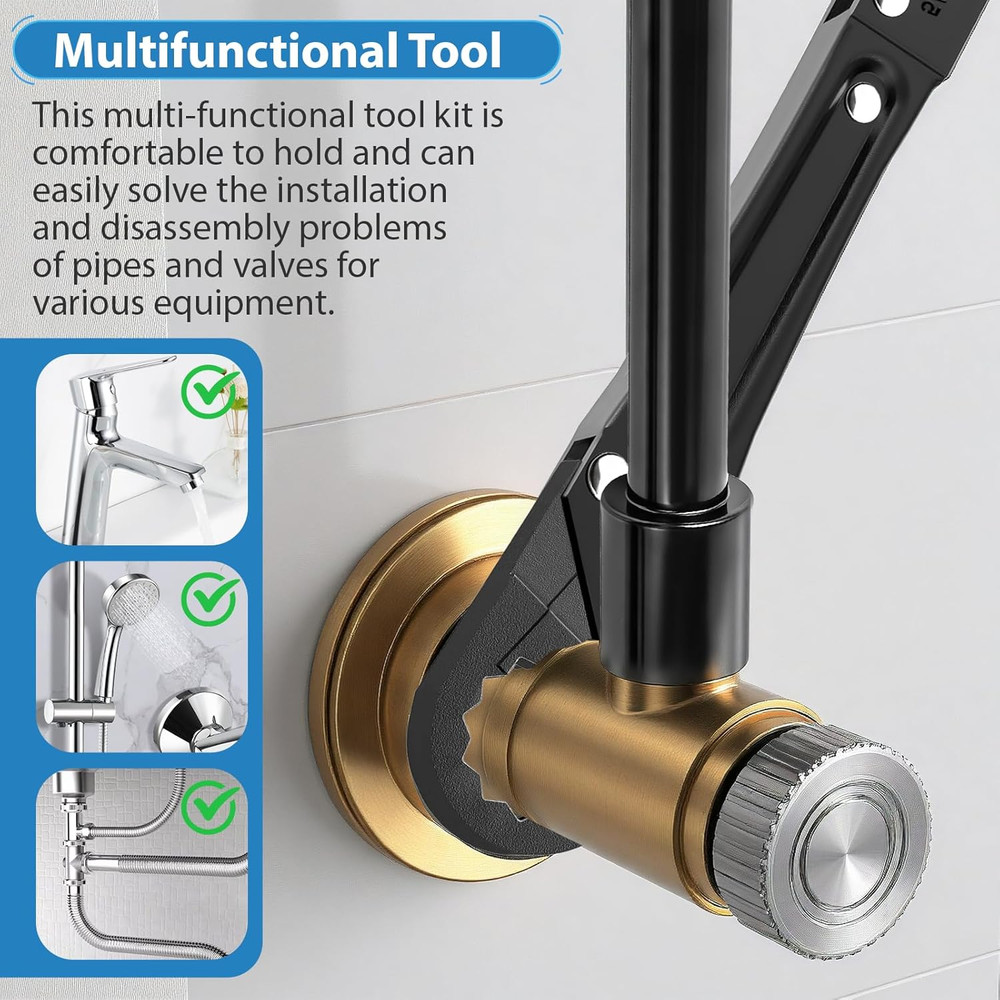 Plumbing Tools, Angle Stop Removal Tool with Compression Sleeve Puller Tool 1/2,