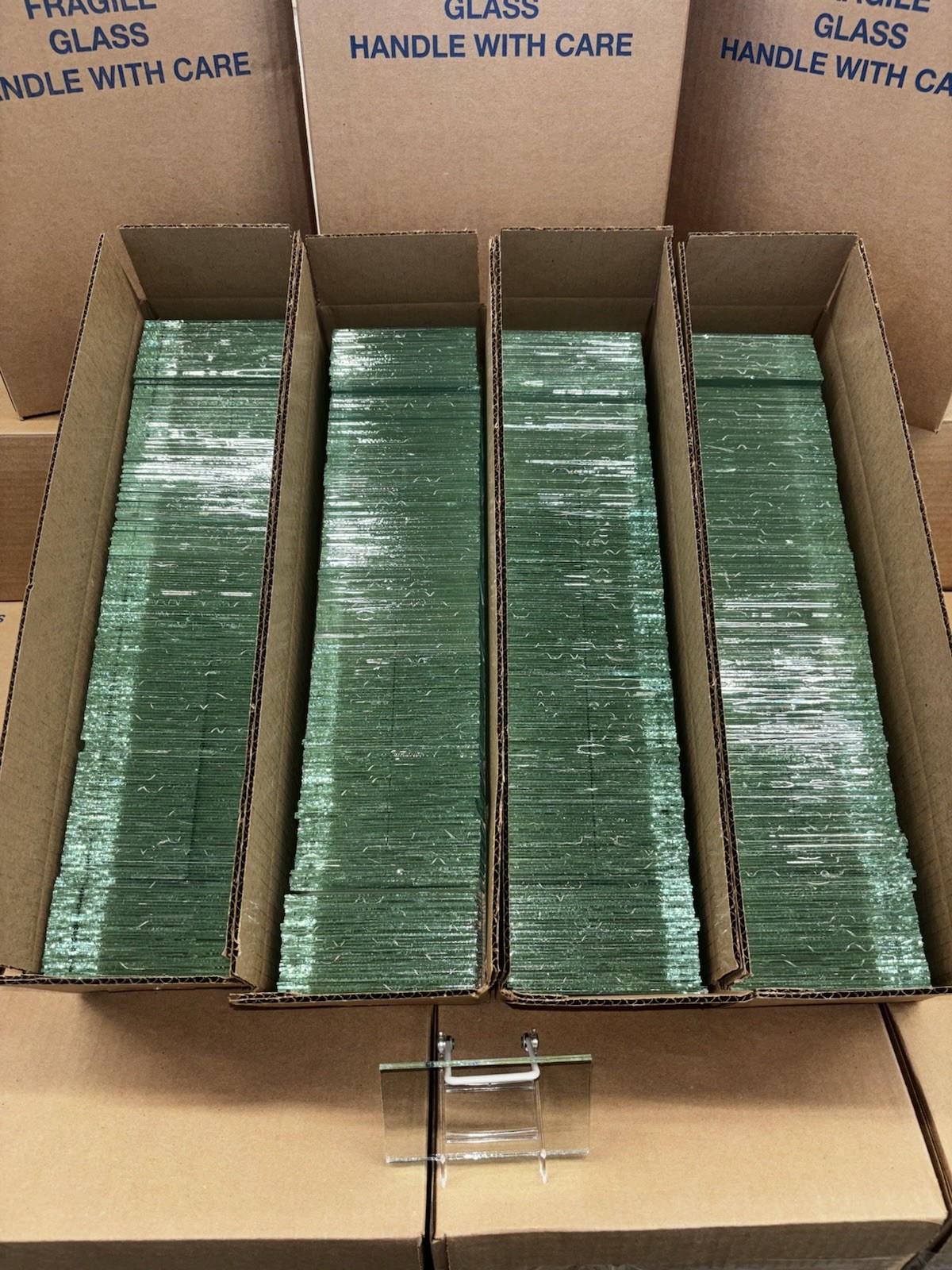 (50)MSA Abrasi-Blast Hood Replacement Laminated Glass Lens 4.5”x2.75”x0.15” QTY!