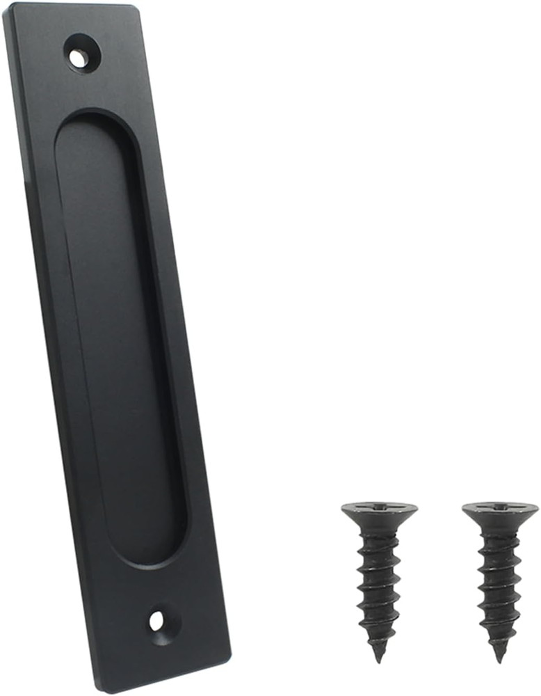 7 Inch Flush Pull Rectangular Finger Pulls Recessed Barn Door Handle Sliding