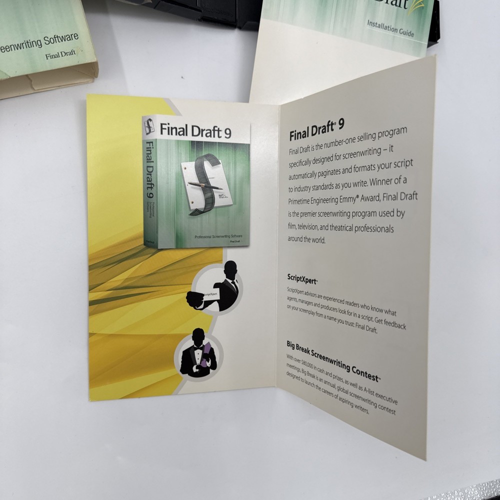 Final Draft 9 Screenwriting Legacy Software [Software 2014] Windows / Mac
