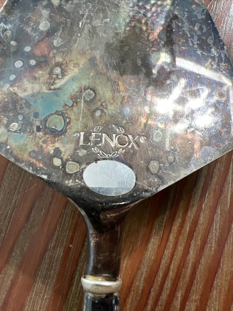 Lenox Dessert Wedding Cake Server Silverplate