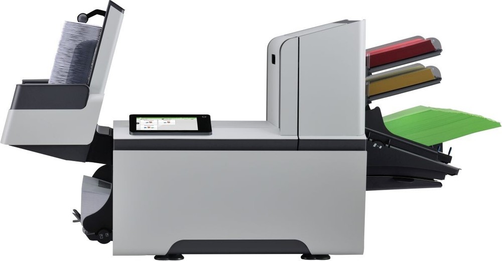 Quadient DS-75i Folder Inserter, 3 Sheet Feeders, Power Stacker