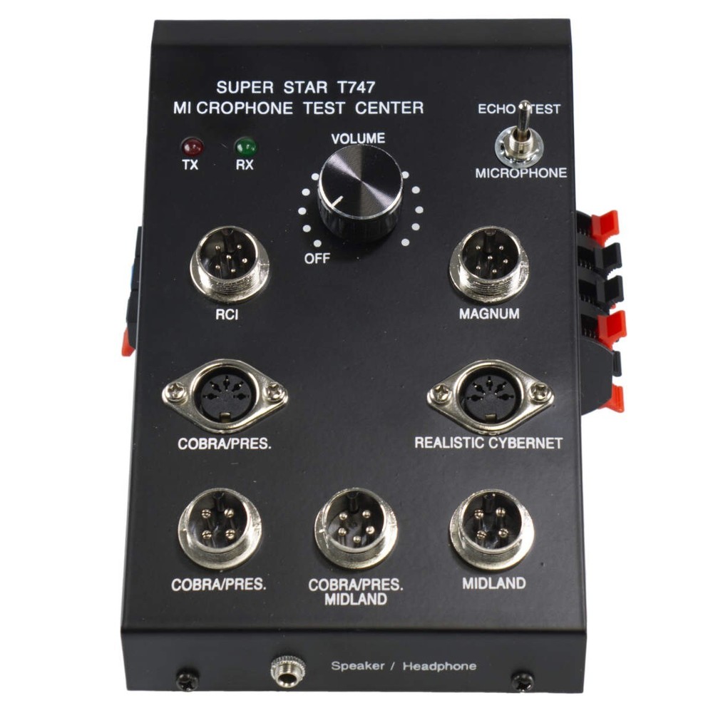 CB Radio Microphone Testing Station, Superstar