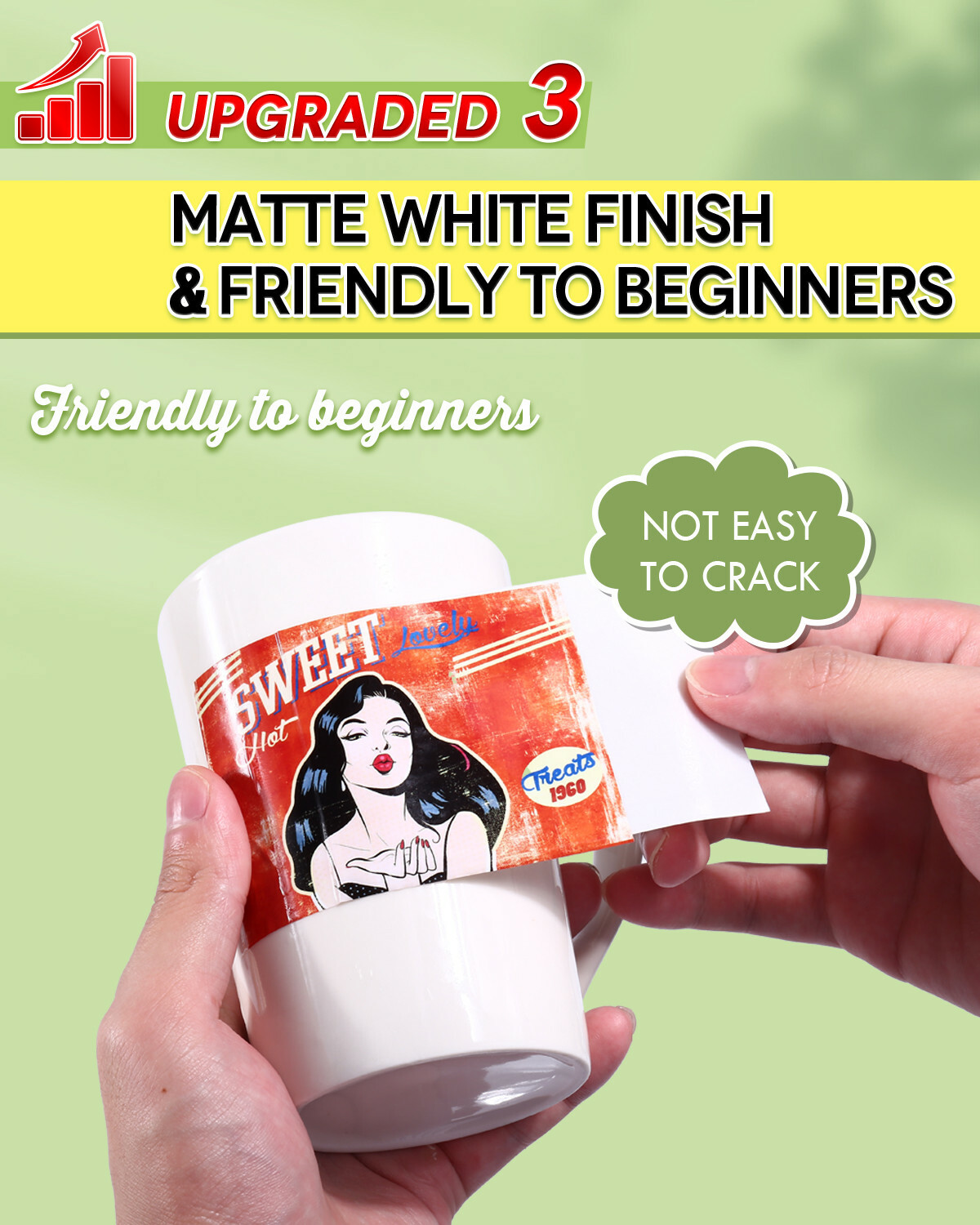 10 Sheets KOALA Matte White Waterslide Decal Transfer Paper for INKJET & LASER