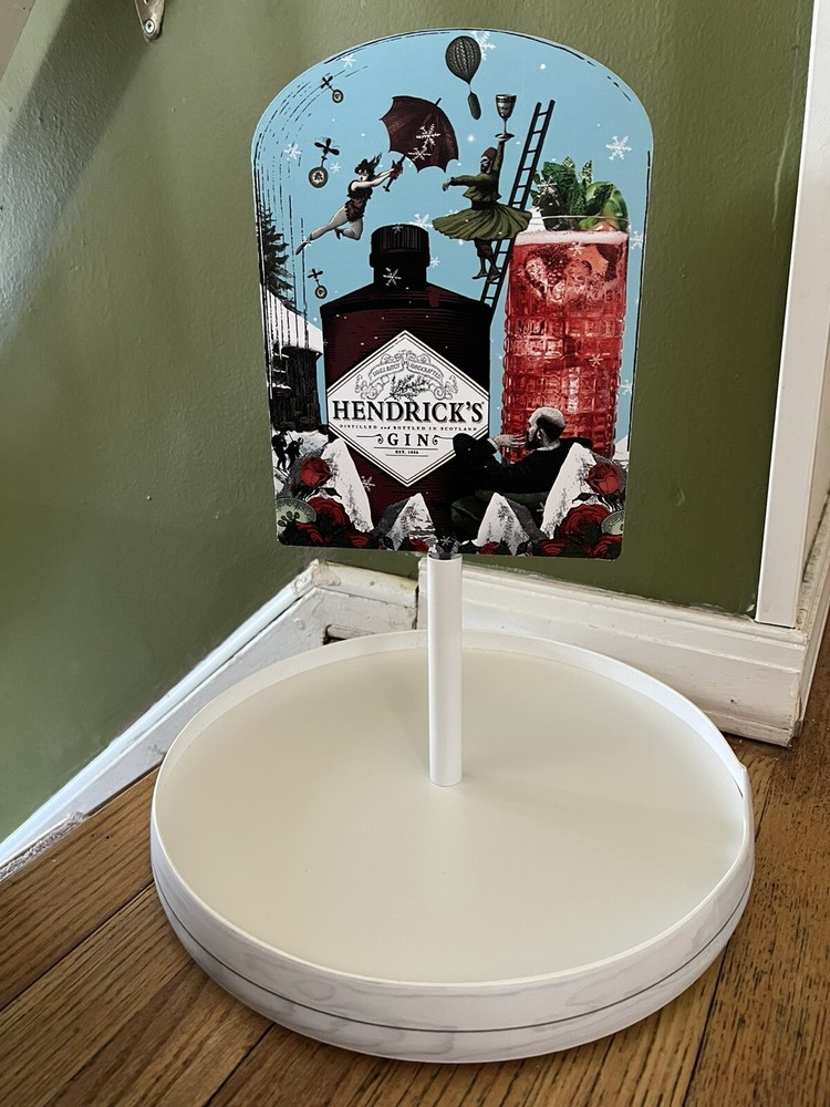 Hendricks Gin bartop lazy susan spinner Truely Unique!!