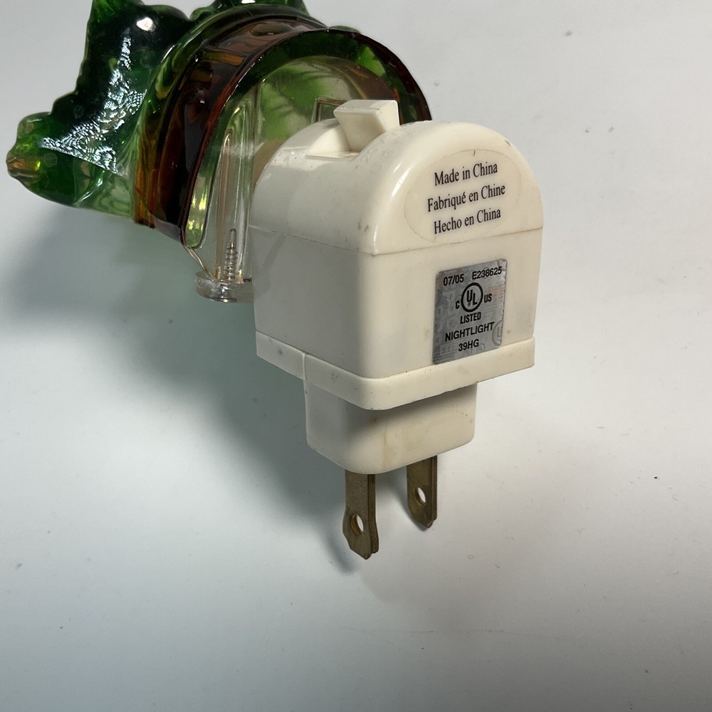 Christmas Tree Night Light - Plug in Ceramic 6" Plastic