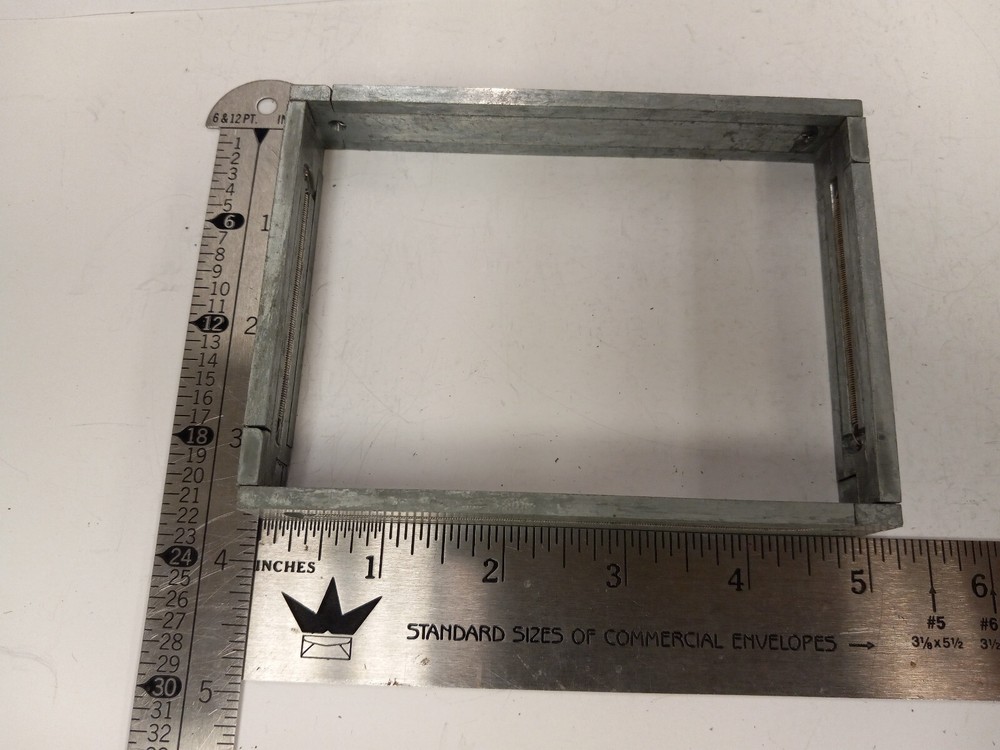 Letterpress Quick-Eze / Quick-S Hand Set Type Securing System 4 15/16x 3 5/8