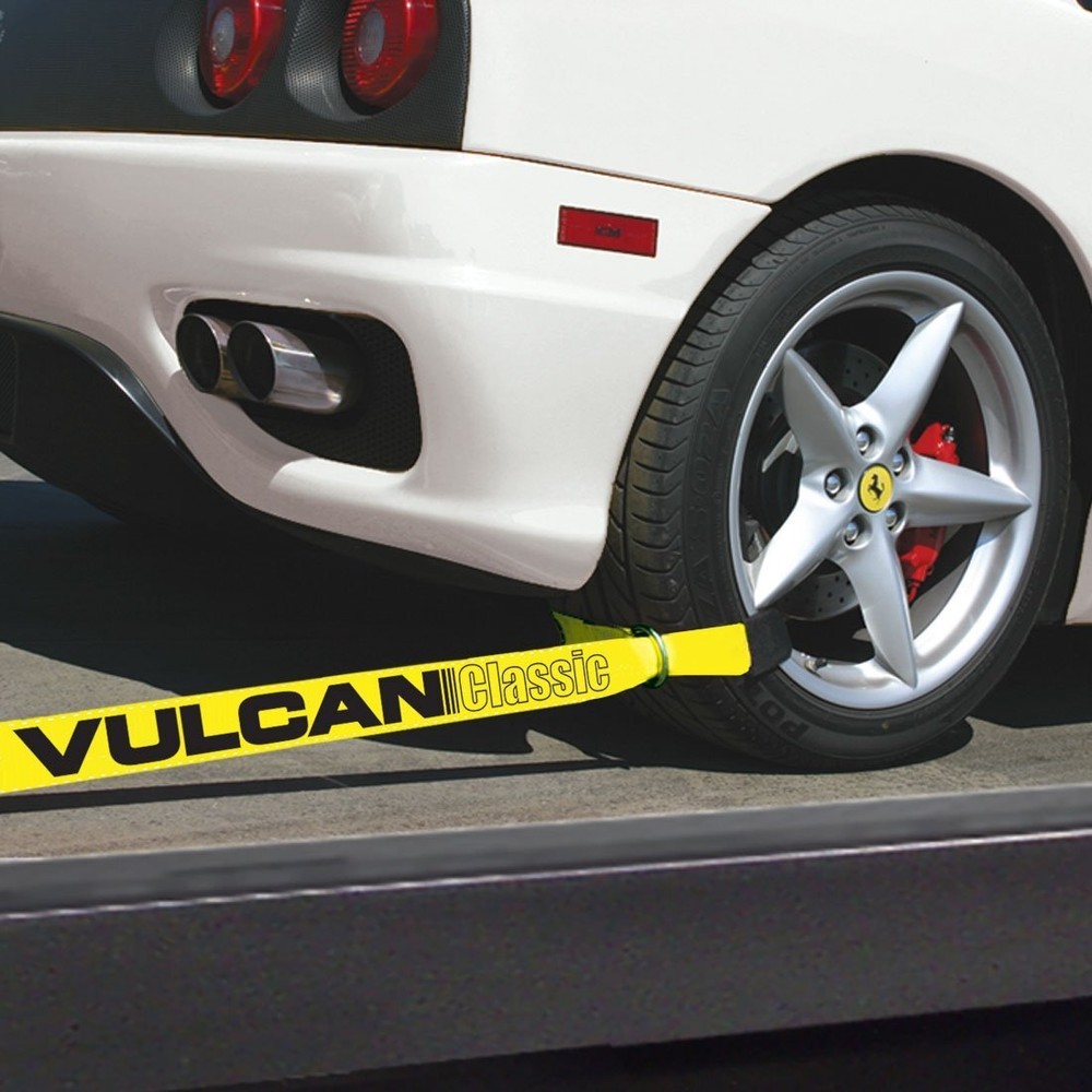 VULCAN Loop Exotic Car Tie Down Straps - 2" x 12' (Four 2" x 144" Loop Straps)