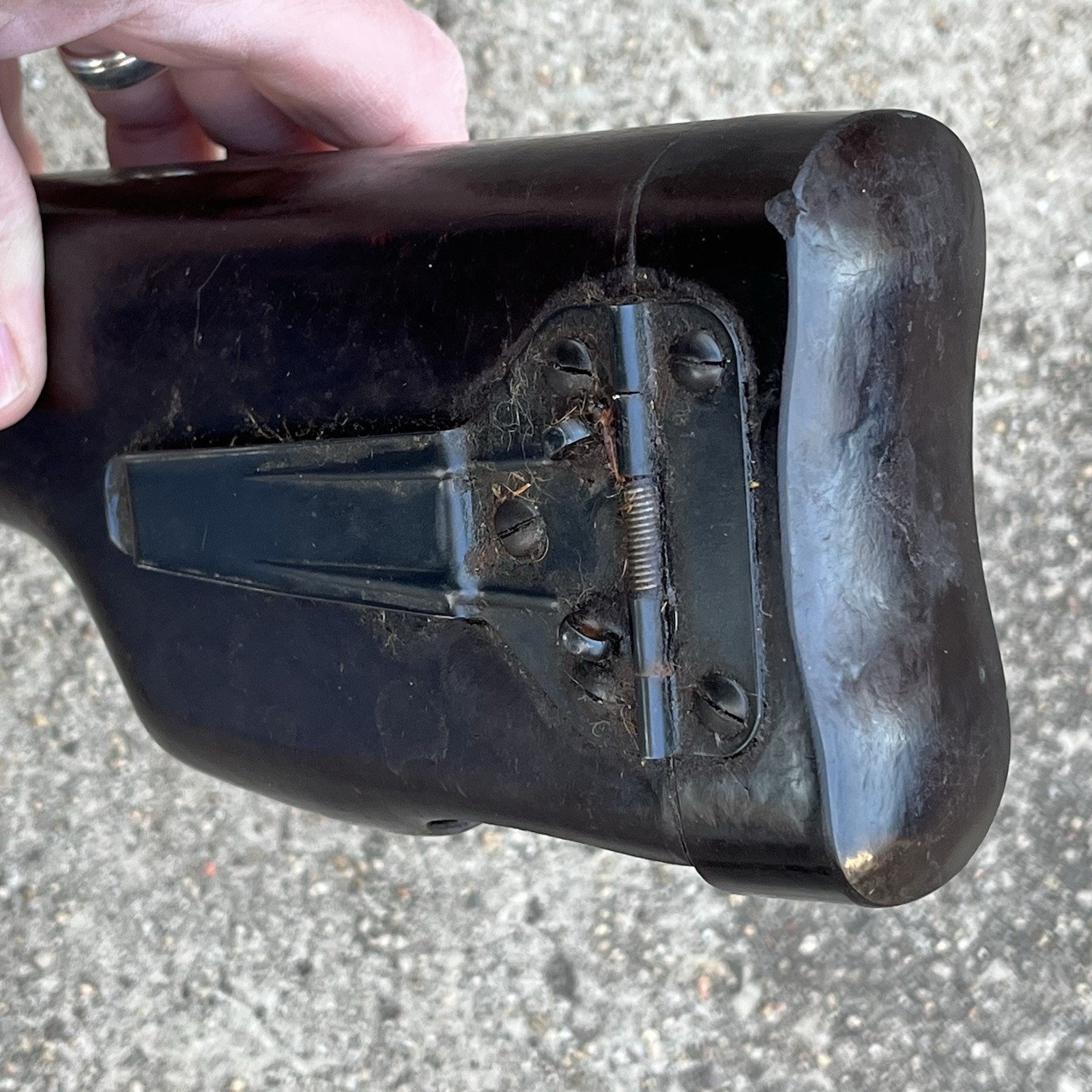 Vintage Surplus Soviet RUSSIAN APS 9x18 PM STECHKIN PISTOL Holster STOCK