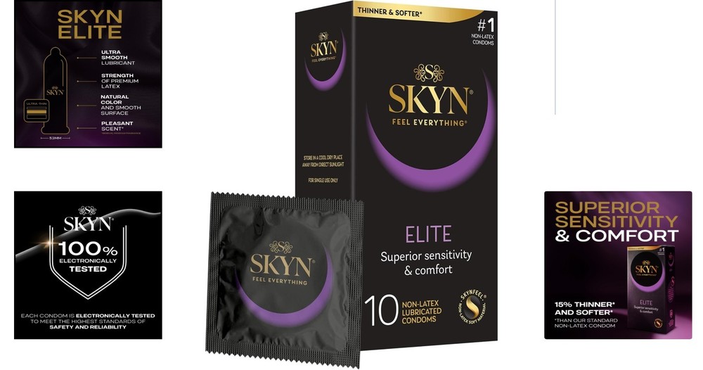 10 Count Ultra-Thin Polyisoprene Condoms - Safe, Comfortable & Natural