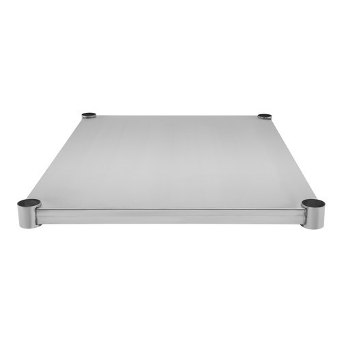 Stainless Steel Table Lower Shelf Under Shelf Rectangular Work Table Adjustable