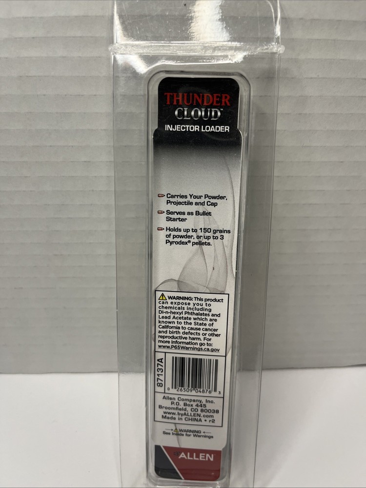 Thunder Cloud by Allen - Injector Loader 87137A - New