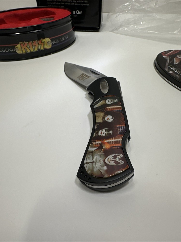 KISS "Living Legends" Knife And Guitar Pic. Rock And Roll Limited Gen X