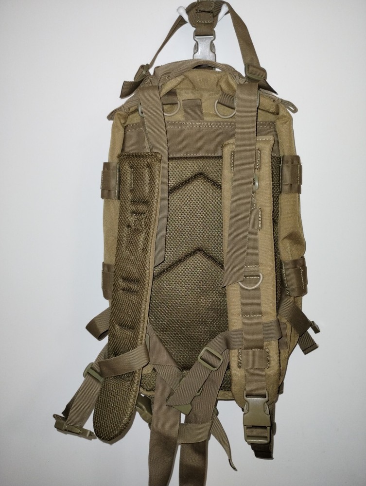 Condor Compact Assault Pack MOLLE Rucksack Hydration Army Backpack Coyote Brown