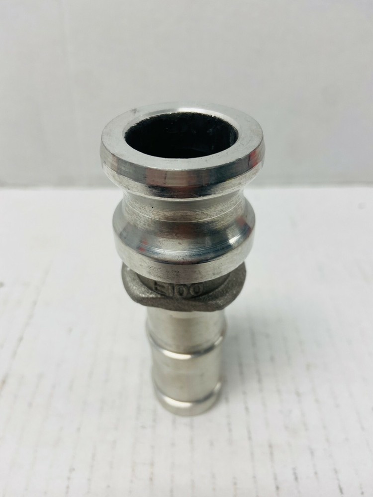 Aluminum 1" Camlock Fitting Style E Notched E100