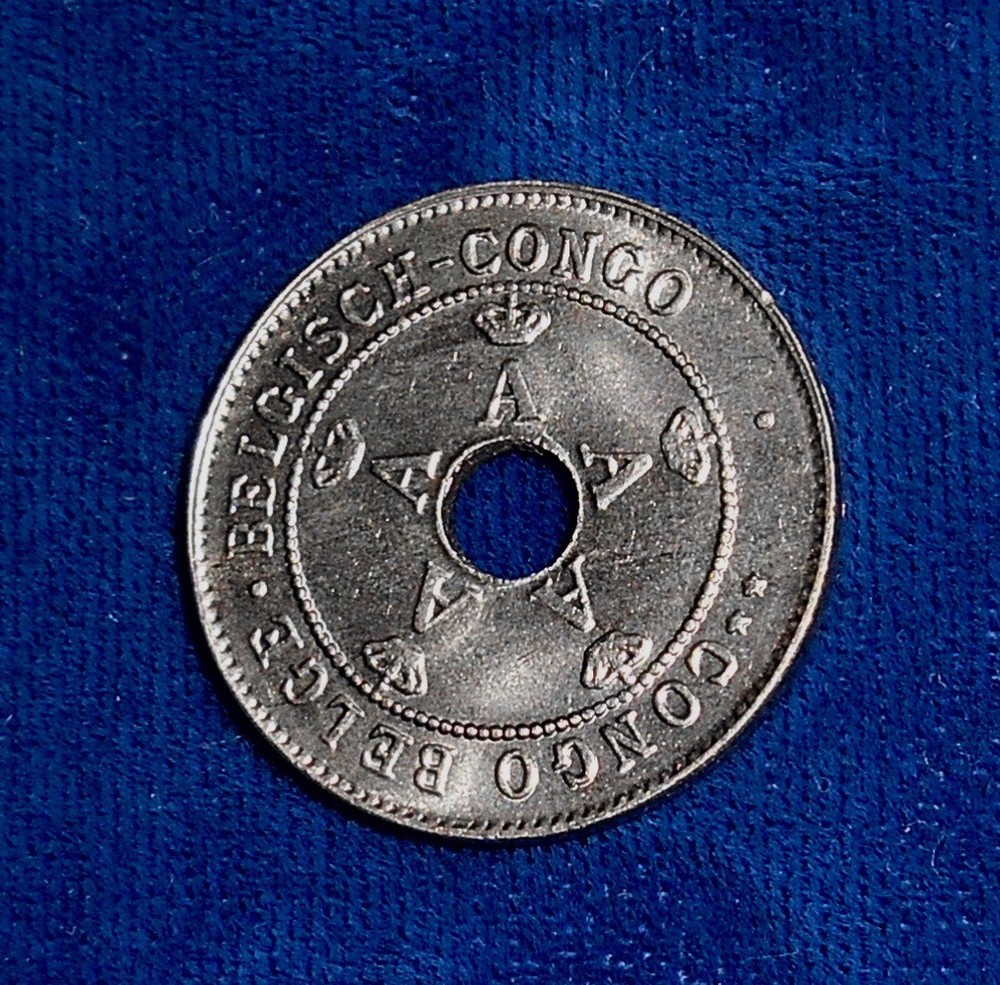 Belgian Congo 1927 BU 10 centimes