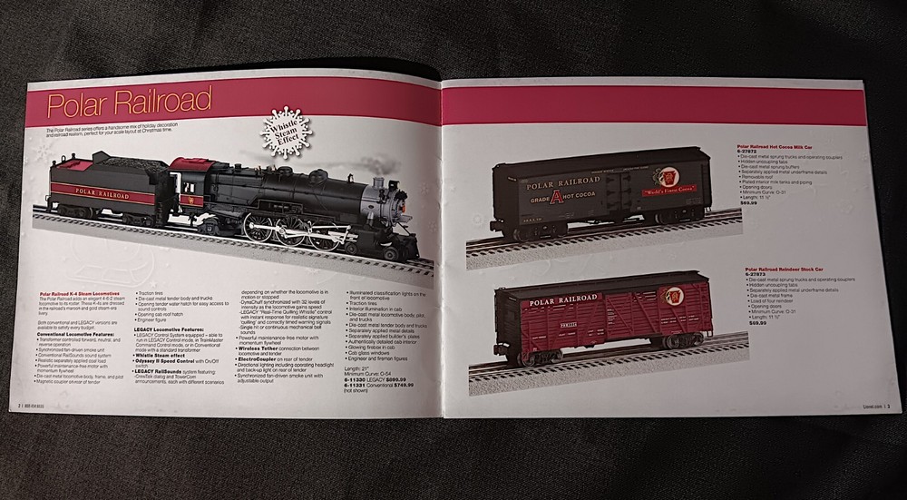 Lionel Christmas Trains Catalog 2011