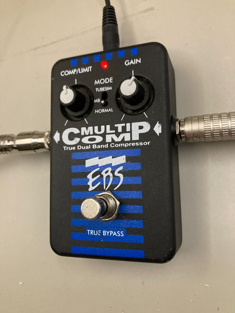 EBS MultiComp True Dual Band Compressor Bass Effect Pedal Tested