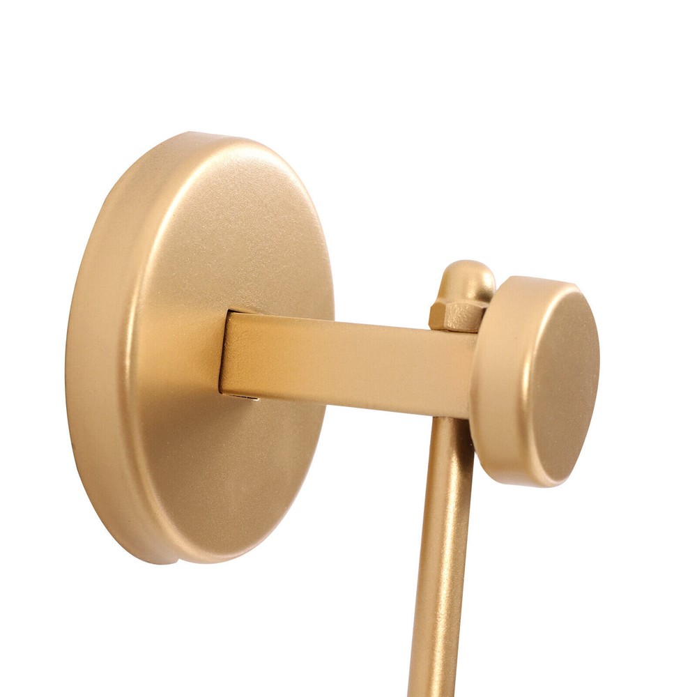 Wall-mounted Clock Hollow Design Accurate Timekeeping W/ Pendulum Gold Gift