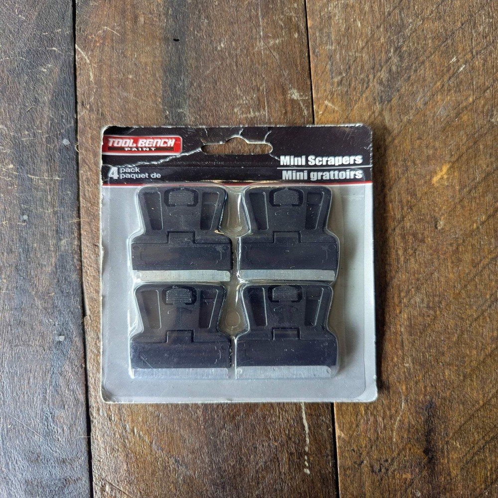 Tool Bench Mini Scrapers (4-pack)