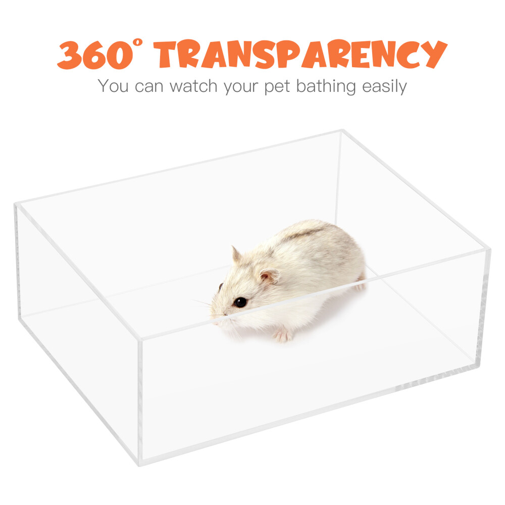 1PC Practical Hamster Bath Hamster Bath Sand Bath Hamster Sand