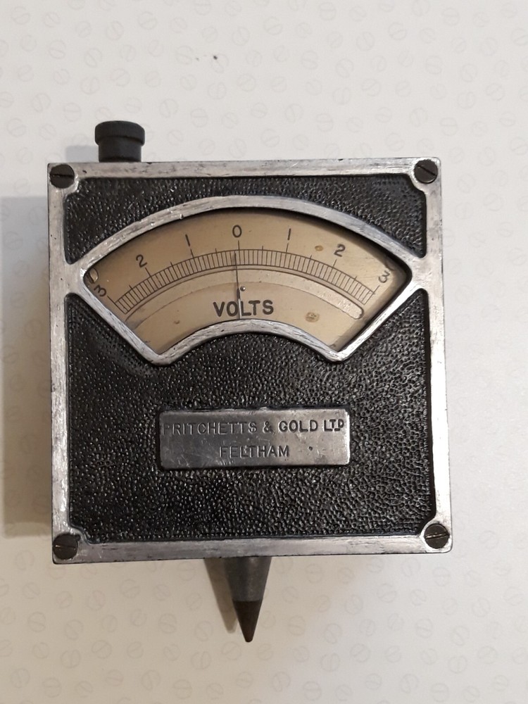 Galvanometer voltage test instrument by Pritchettes & gold