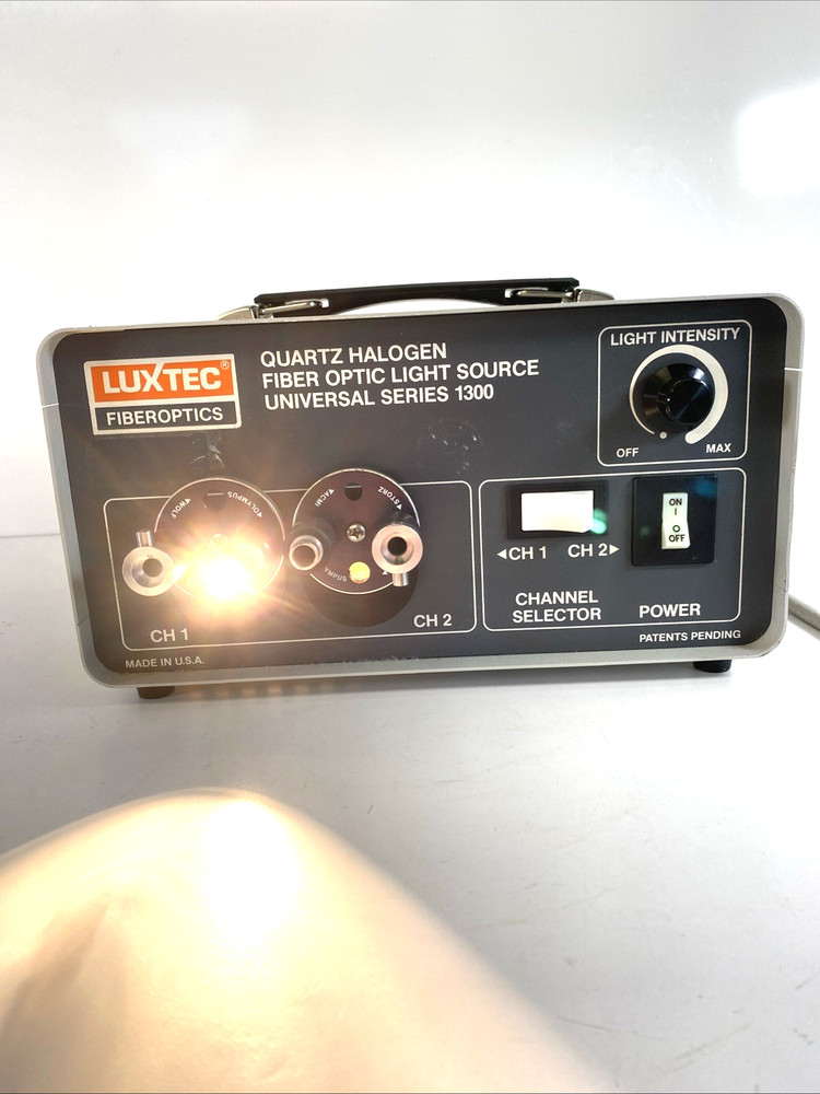 Luxtec Quartz Halogen Fiber optic light source universal series 1300