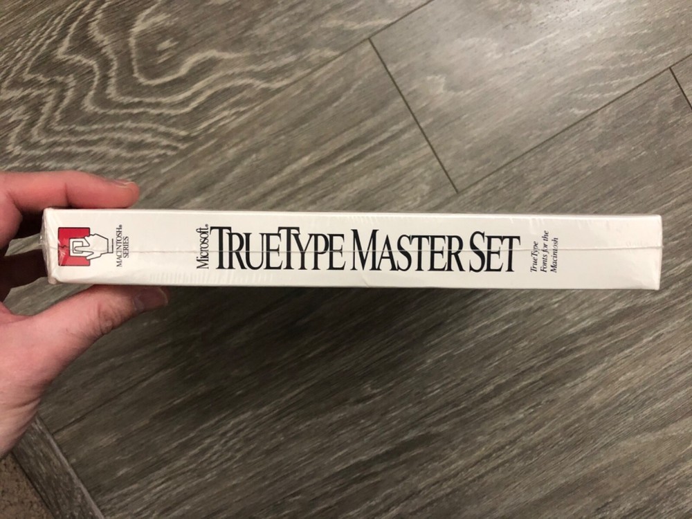 Microsoft True Type Master Set for Macintosh Promo Sample New/Rare