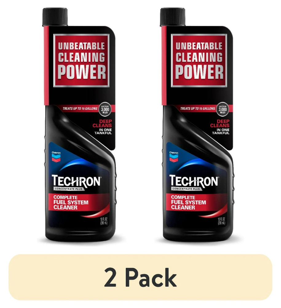 (2 pack) Chevron Techron Complete Fuel System Cleaner, 10 oz