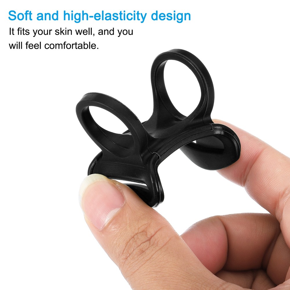 4PCS Black Headlamp Flashlight Holder Elastic Stand